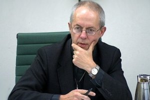 The Archbishop of Canterbury on the Parliamentary Commission on Banking Standards (Image courtesy of Reuters TV)